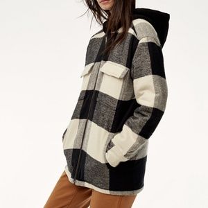 Aritzia TNA Bartley Plaid Jacket